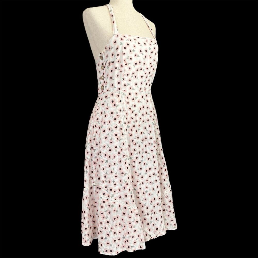 Hutch Floral Belle Dress Size 4 Boho Mod Nostalgic Romantic Dainty Pockets Gauze